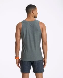 Strato Tech Tank | Dusty Pine Heather -TrendSphere V173HDY 00701