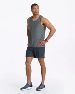 Strato Tech Tank | Dusty Pine Heather -TrendSphere V173HDY FA22 M ECOMM 0029