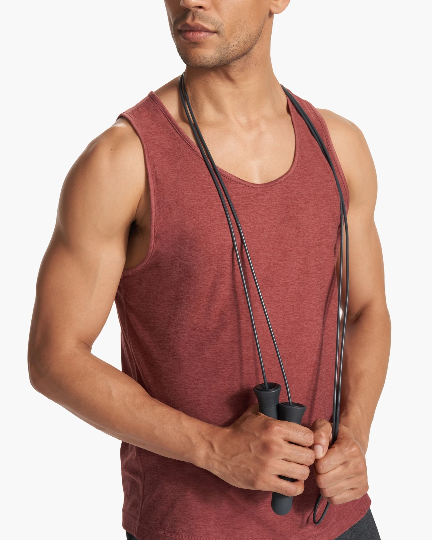 Strato Tech Tank | Earth Red Heather 7 Strato Tech Tank | Earth Red Heather - Image 5