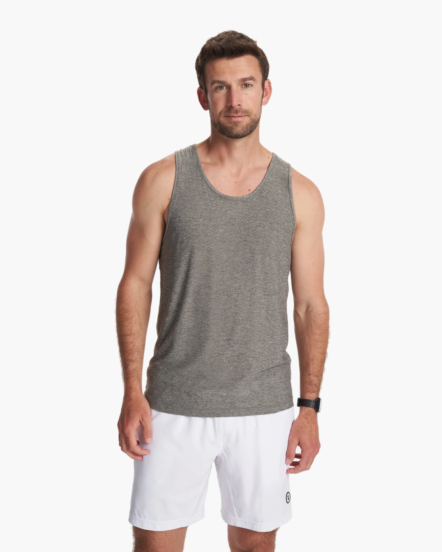 Strato Tech Tank | Heather Grey 4 Strato Tech Tank | Heather Grey - Image 2