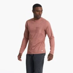 Long Sleeve Tradewind Performance Tee | Penny Heather -TrendSphere V177HPE 02899