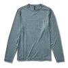 Long-Sleeve Tradewind Performance Tee | Steel Blue Heather -TrendSphere V177HSB 0