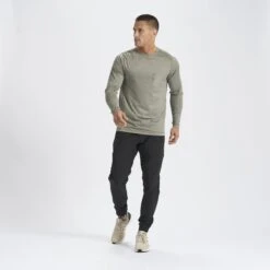 Long-Sleeve Tradewind Performance Tee | Army Heather -TrendSphere V177HTA 4 update