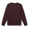 Long-Sleeve Strato Tech Tee | Oxblood Heather -TrendSphere V178HOX 0