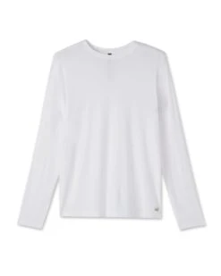 Long Sleeve Strato Tech Tee | White