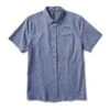 Short-Sleeve Bridge Button Down | Azure Arrows -TrendSphere V184AZA 0