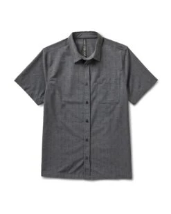 Short-Sleeve Bridge Button Down | Charcoal Arrows