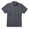 Short-Sleeve Bridge Button Down | Charcoal Tree -TrendSphere V184CTR