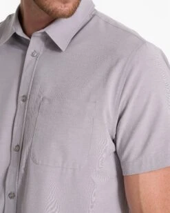 Short Sleeve Bridge Button Down | Fog 10 Short Sleeve Bridge Button Down | Fog -TrendSphere V184FOG SP23 M ECOMM TOPS DETAIL 2645 1x1 2c736703 96d9 4fa3 95c0 c0c2063f808d