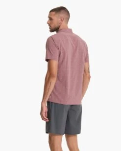 Short Sleeve Bridge Button Down | Light Terracotta Dagger 12 Short Sleeve Bridge Button Down | Light Terracotta Dagger -TrendSphere V184LTD SP23 M ECOMM TOPS DETAIL 5313 1x1 6c53db8f 1ccb 495f a883 366a4c4af69a