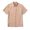 Short-Sleeve Bridge Button Down | Wheat Arrows -TrendSphere V184WHA 0