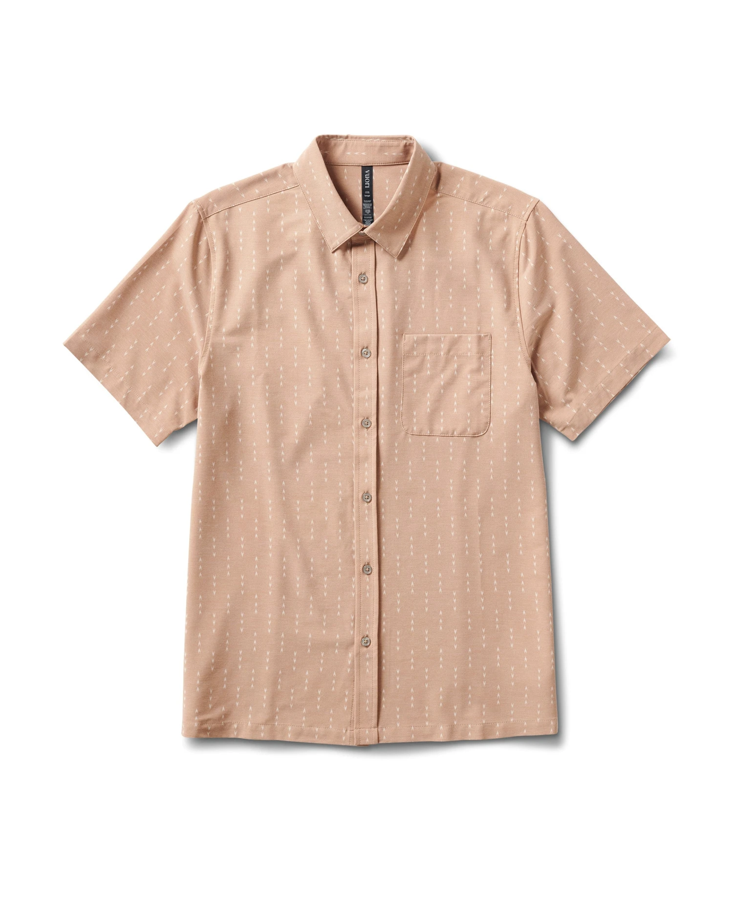 Short-Sleeve Bridge Button Down | Wheat Arrows 3 Short-Sleeve Bridge Button Down | Wheat Arrows