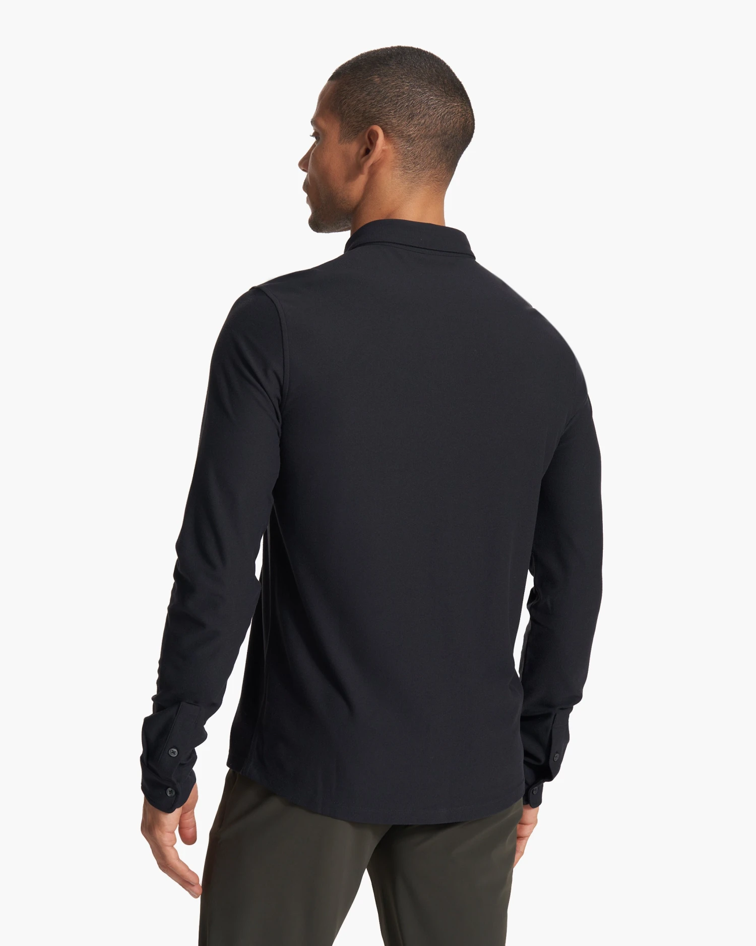 Long Sleeve Ace Button Down | Black 6 Long Sleeve Ace Button Down | Black - Image 4