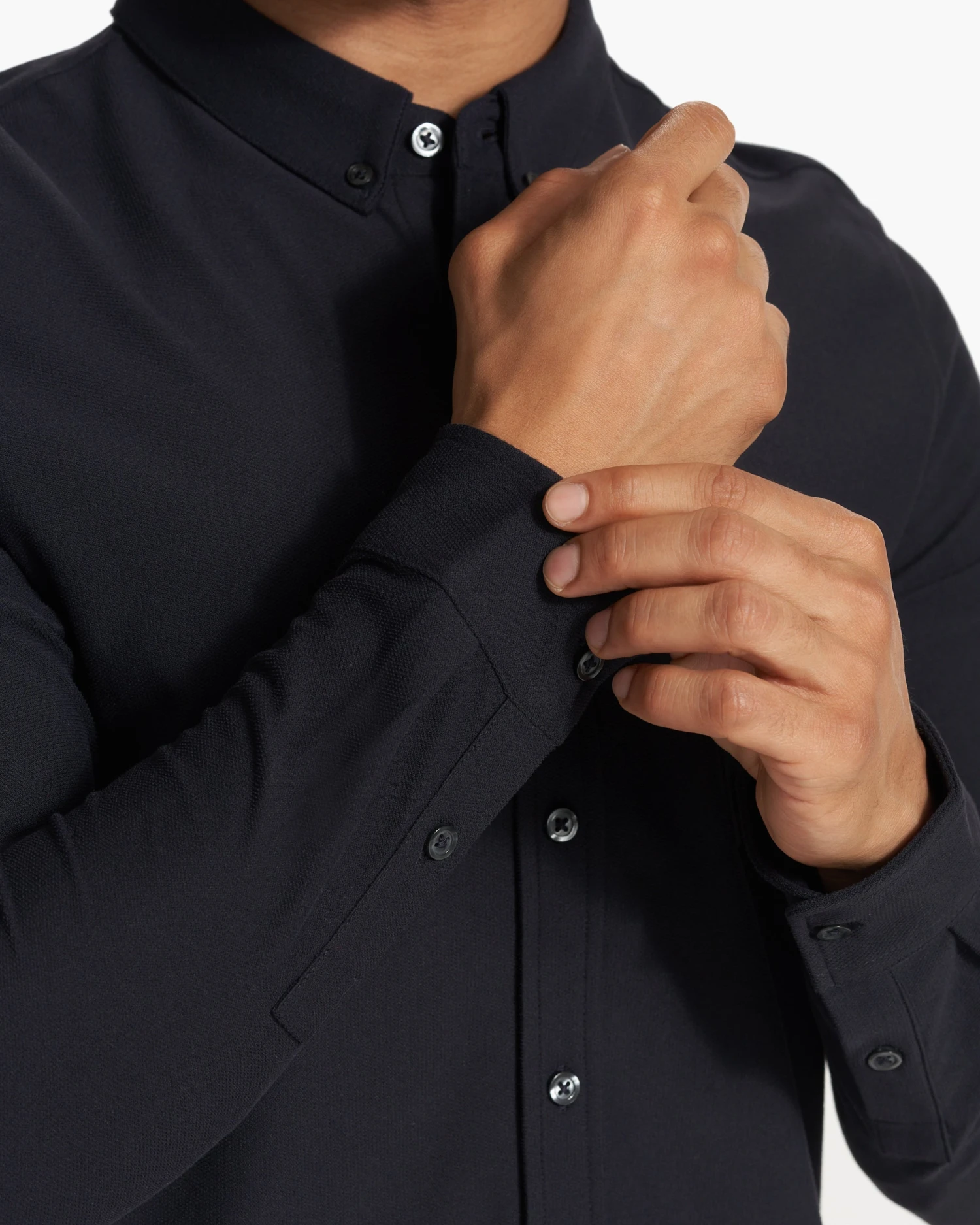 Long Sleeve Ace Button Down | Black 8 Long Sleeve Ace Button Down | Black - Image 6