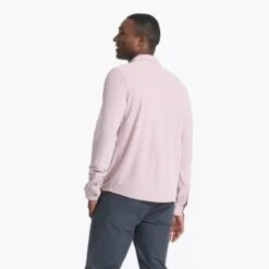 Long Sleeve Ace Button Down | Saltwater Red -TrendSphere V185SWR 00245