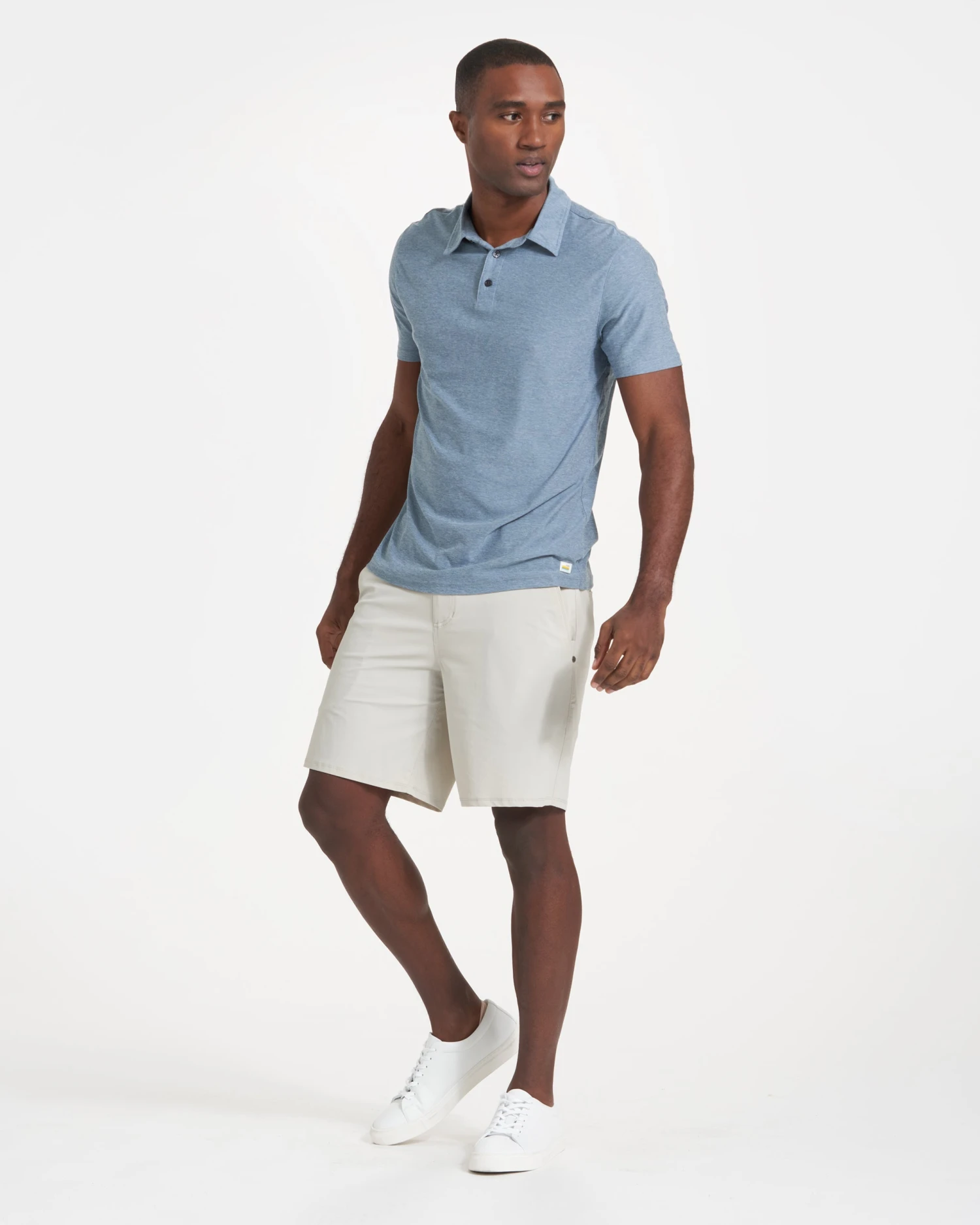 Strato Tech Polo | Cloud Heather 8 Strato Tech Polo | Cloud Heather - Image 6
