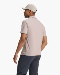 Strato Tech Polo | Oyster Heather -TrendSphere V188HOY SP23 M ECOMM TOPS FULL 3175 1x1 7e89a1ff 6132 41e7 8567 65d6663cd698