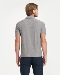 Strato Tech Polo | Heather Grey -TrendSphere V188HTG 0759