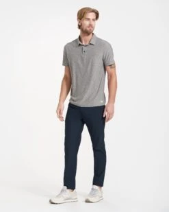 Strato Tech Polo | Heather Grey -TrendSphere V188HTG SP22 M ECOMM TOPS FULL 0678 4x5 5f3c1e7a f5ec 4377 bbfb 456cd59b645c