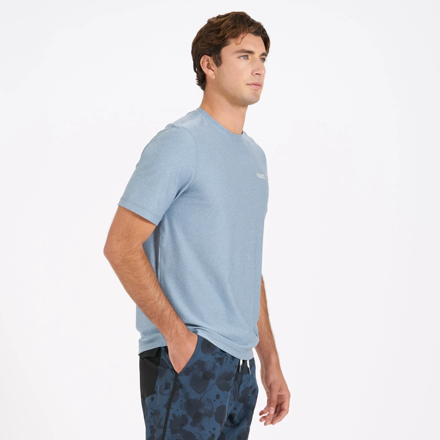 Short-Sleeve Uluwatu 2.0 Water Tee | Cloud Heather 5 Short-Sleeve Uluwatu 2.0 Water Tee | Cloud Heather - Image 3