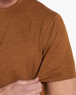 Zephyr Tee | Caramel Heather -TrendSphere V191HCM SP23 M ECOMM TOPS DETAIL 2947 1X1 0b91ac6a 45c2 4ee5 b785 58de88520800