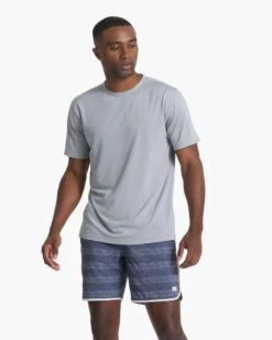 Zephyr Tee | Heather Grey -TrendSphere V191HTG 2