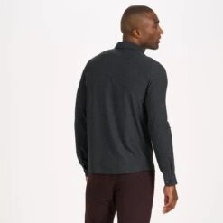 Long Sleeve Strato Button-Down | Charcoal Heather -TrendSphere V192HCC 3 beb040e1 452f 4f1c b222 08988155d125