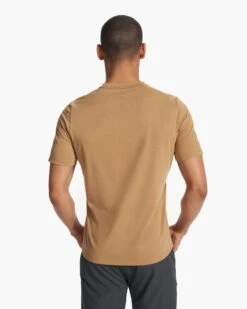 Current Tech Tee | Wheat -TrendSphere V195WHE FA23 M ECOMM TOPS BACK TOPS 5