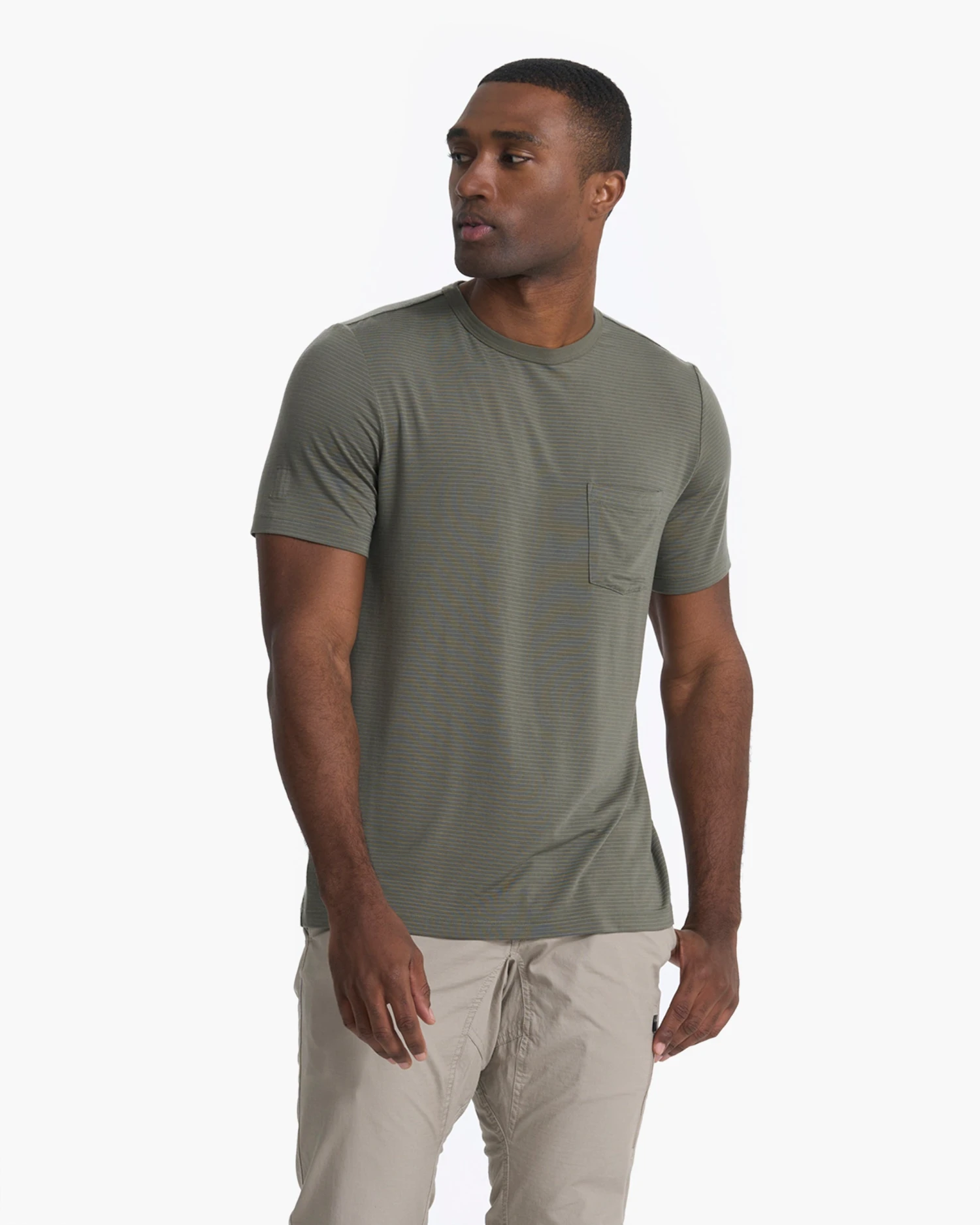 Linear Tech Tee | Oregano 4 Linear Tech Tee | Oregano - Image 2