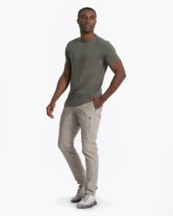 Linear Tech Tee | Oregano 9 Linear Tech Tee | Oregano -TrendSphere V196ORE 01202