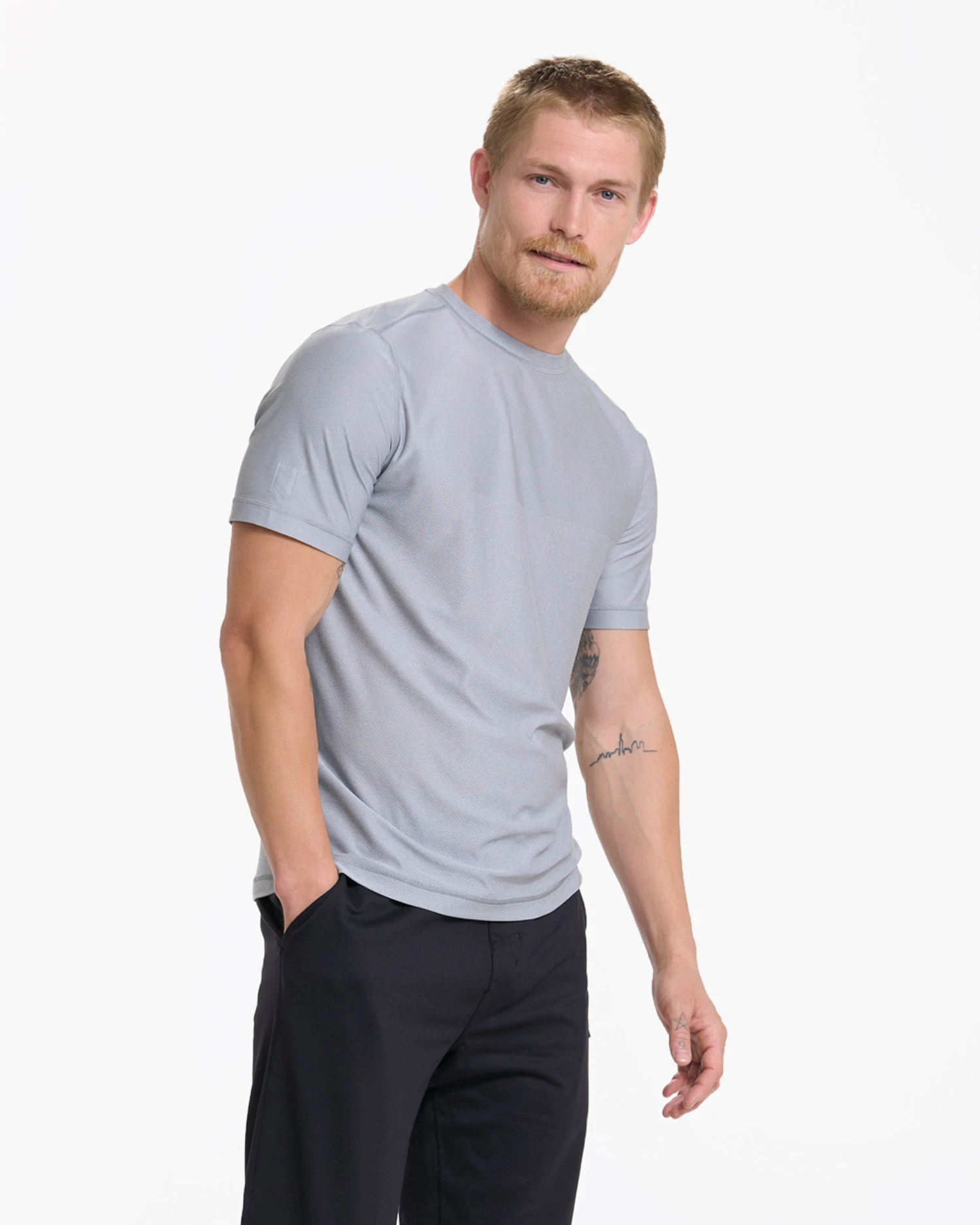 Grandview Tech Tee | Light Heather Grey 6 Grandview Tech Tee | Light Heather Grey - Image 4