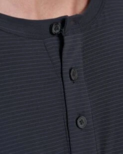 Linear Henley | Black -TrendSphere V199BLK 0349