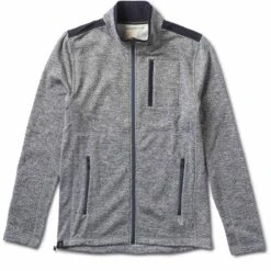 Geo Performance Jacket | Heather Grey