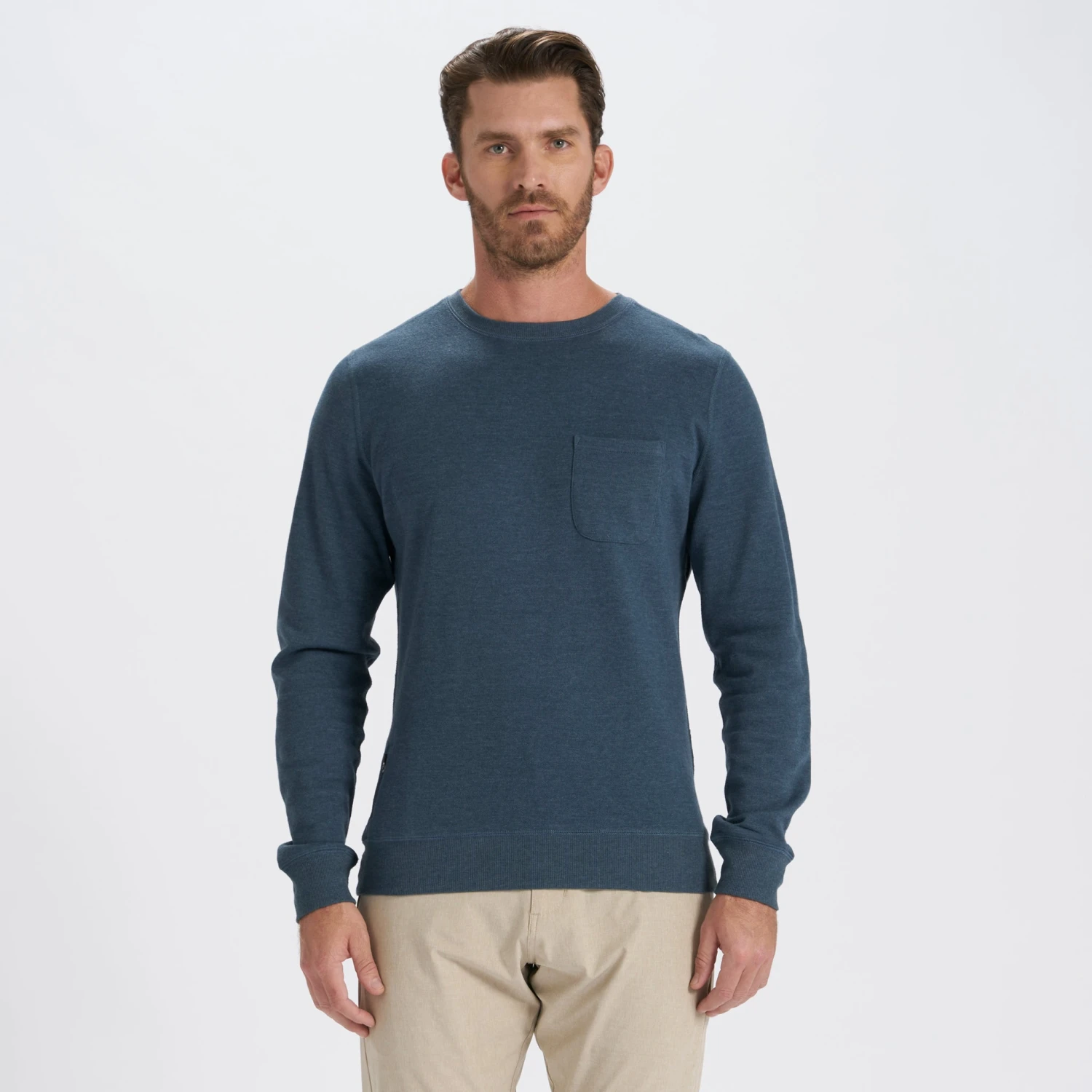 Jeffreys Pullover | Indigo Heather 4 Jeffreys Pullover | Indigo Heather - Image 2