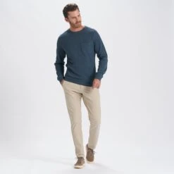 Jeffreys Pullover | Indigo Heather 11 Jeffreys Pullover | Indigo Heather -TrendSphere V218HTI 4