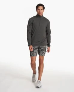 Ease Performance Half Zip | Charcoal Heather -TrendSphere V221HCC SP21 M ECOMM TOP 2558