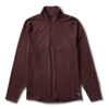 Ease Performance Half Zip | Oxblood Heather 1 Ease Performance Half Zip | Oxblood Heather -TrendSphere V221HOX