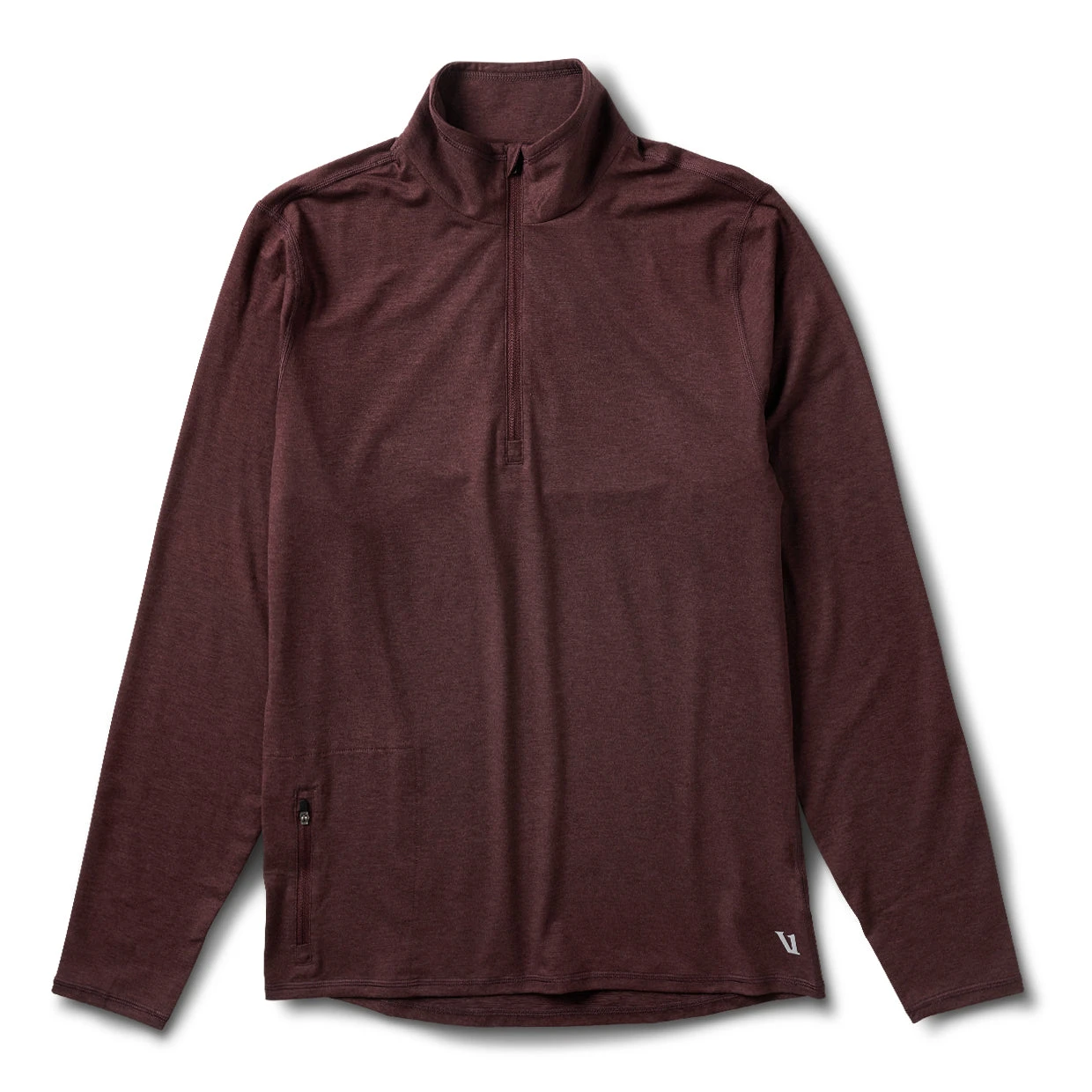 Ease Performance Half Zip | Oxblood Heather 3 Ease Performance Half Zip | Oxblood Heather