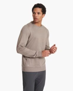 Ponto Performance Crew | Walnut Heather 11 Ponto Performance Crew | Walnut Heather -TrendSphere V224HWA SP23 M ECOMM FLEECE DETAIL 1204 1X1 56abaf01 83b4 4ce7 9607 262c35ae478b