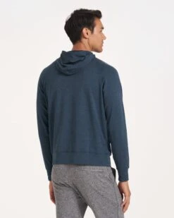 Ponto Performance Half Zip Hoodie | Indigo Heather 9 Ponto Performance Half Zip Hoodie | Indigo Heather -TrendSphere V244HAZ 3132