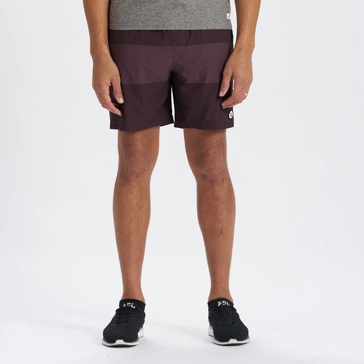 Kore Short | Oxblood Texture Block 4 Kore Short | Oxblood Texture Block - Image 2