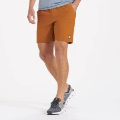 Kore Unlined Short | Turmeric -TrendSphere V302TUM 2