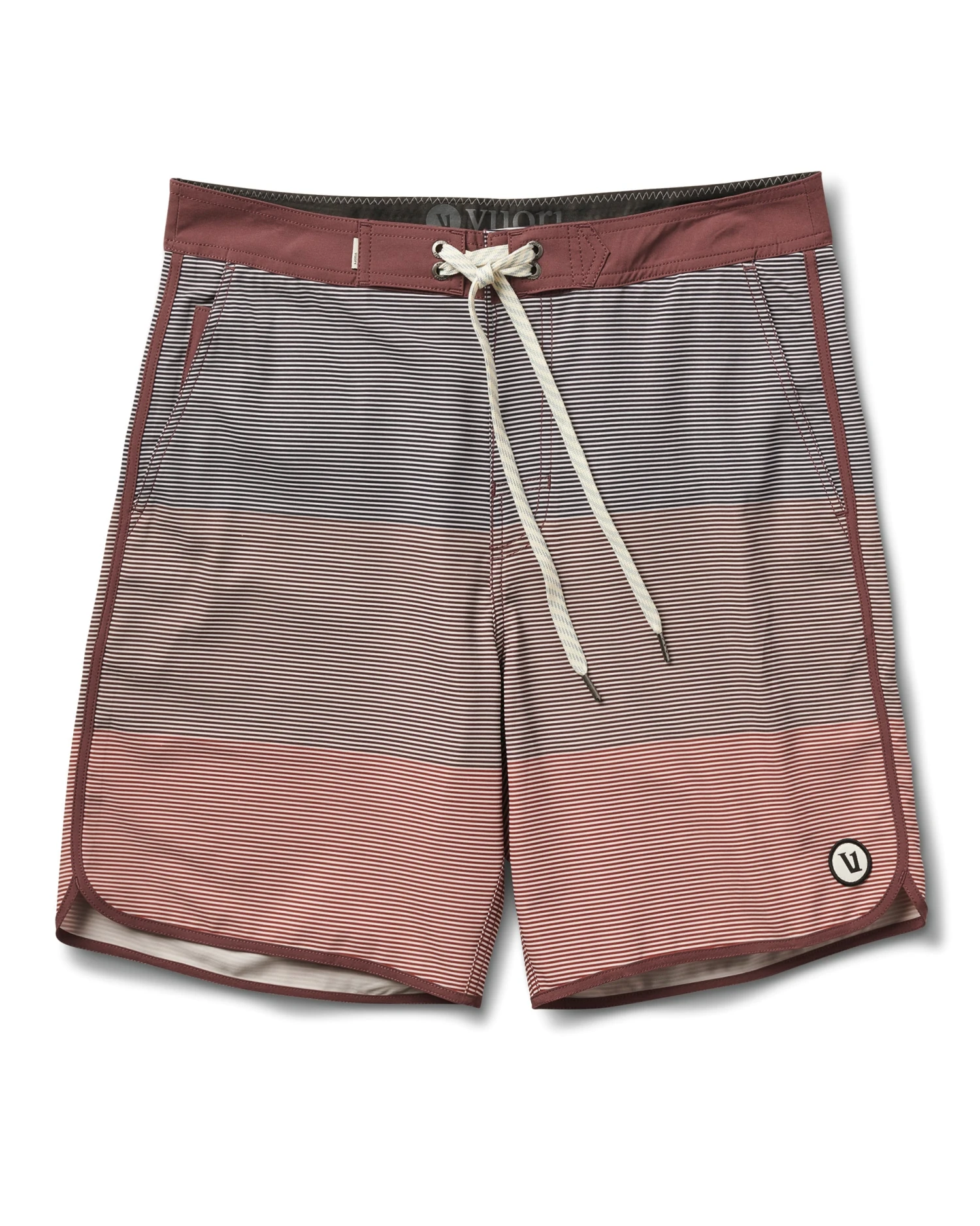 Cruise Boardshort | Chestnut Wave Stripe 3 Cruise Boardshort | Chestnut Wave Stripe
