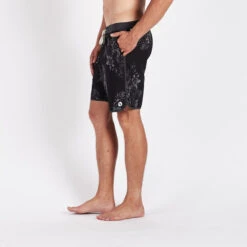 Cruise Boardshort | Black Vintage Floral -TrendSphere V314BVF 2