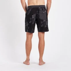 Cruise Boardshort | Black Vintage Floral -TrendSphere V314BVF 3