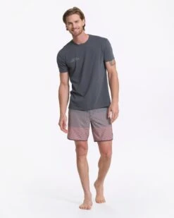 Cruise Boardshort | Chestnut Wave Stripe 13 Cruise Boardshort | Chestnut Wave Stripe -TrendSphere V314CHW 1256