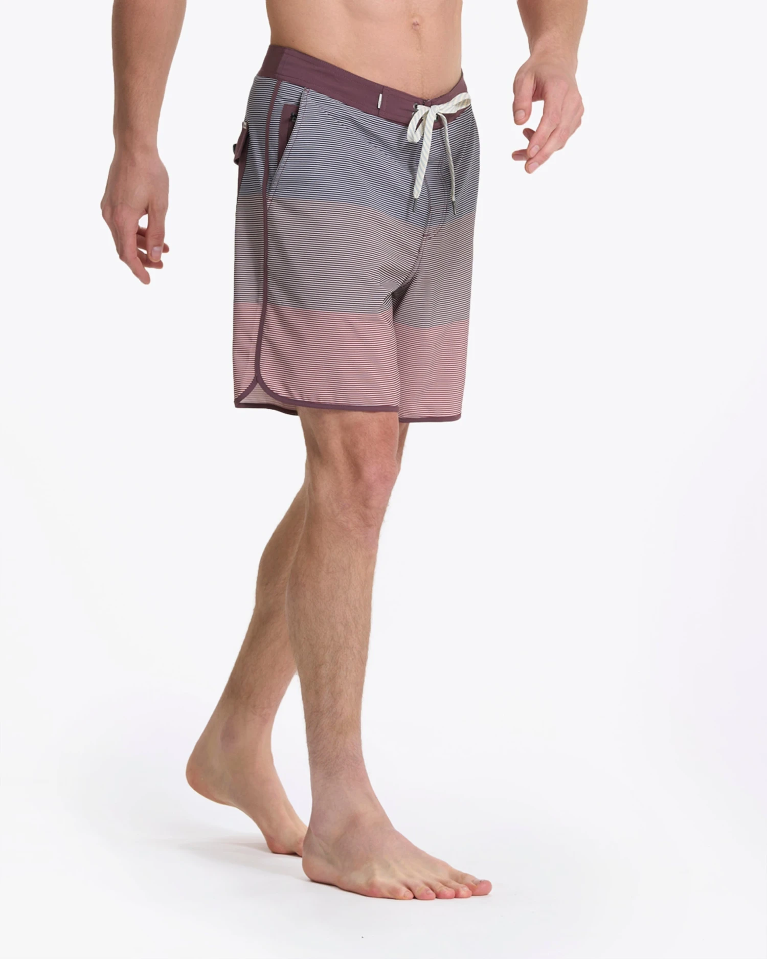 Cruise Boardshort | Chestnut Wave Stripe 4 Cruise Boardshort | Chestnut Wave Stripe - Image 2