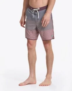 Cruise Boardshort | Chestnut Wave Stripe 12 Cruise Boardshort | Chestnut Wave Stripe -TrendSphere V314CHW 1320
