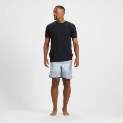 Cruise Boardshort | Grey Sea Glass Wave Stripe -TrendSphere V314GSW 4