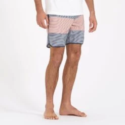 Cruise Boardshort | Indigo Wave Stripe -TrendSphere V314IWS 2
